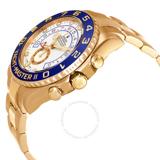 Rolex Yacht-Master II Automatic White Dial Men’s 18kt Yellow Gold Oyster Watch 116688-0002