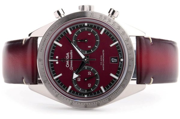 OMEGA Speedmaster Chronograph Automatic Red Dial Men’s Watch