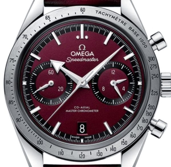 OMEGA Speedmaster Chronograph Automatic Red Dial Men’s Watch