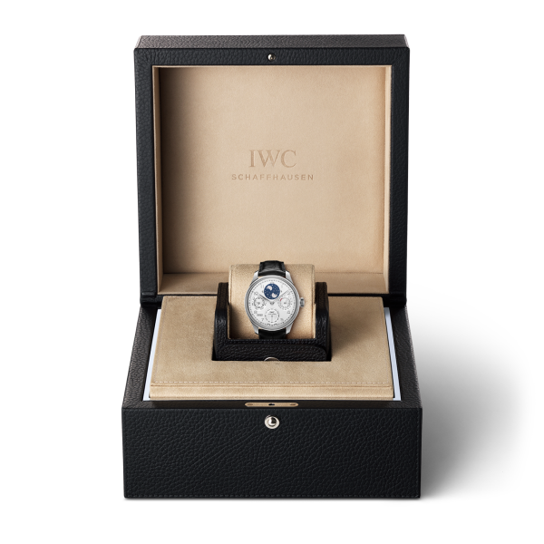 IWC Portugieser Perpetual Calendar Moonphase 44.2mm Silver Platinum case