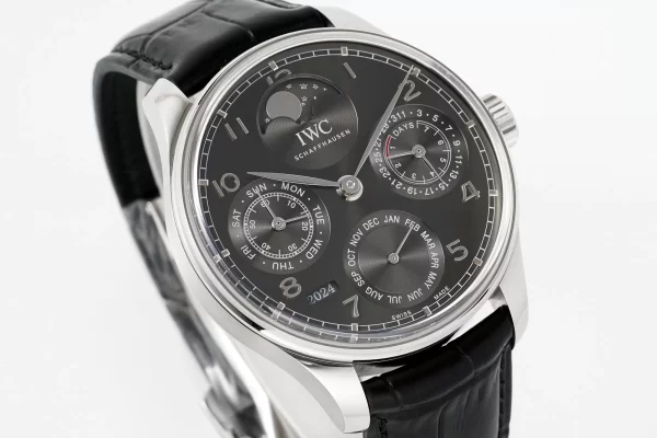 IWC Portugieser Perpetual Calendar Moonphase 44.2mm Grey 18 white gold case