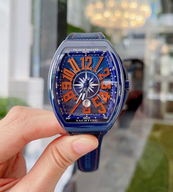 Franck Muller Vanguard V45 Blue ceramic new