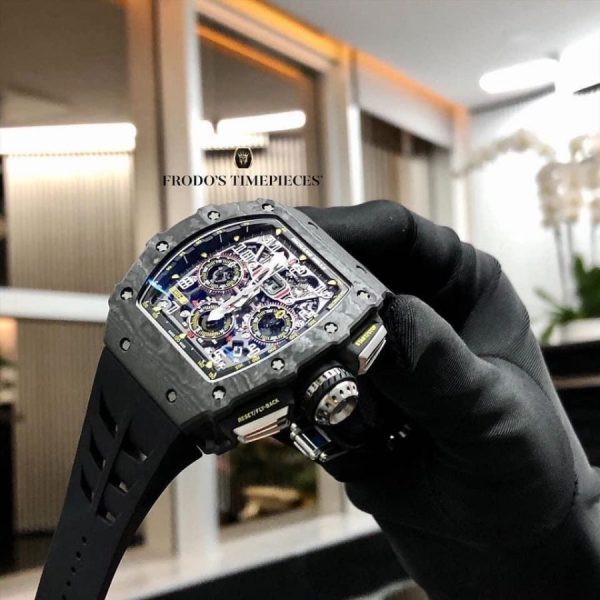 RICHARD MILLE RM 11-03 FLYBACK CHRONOGRAPH NTPT CARBON