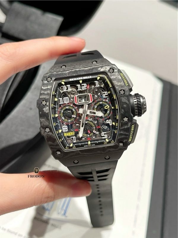 RICHARD MILLE RM 11-03 FLYBACK CHRONOGRAPH NTPT CARBON