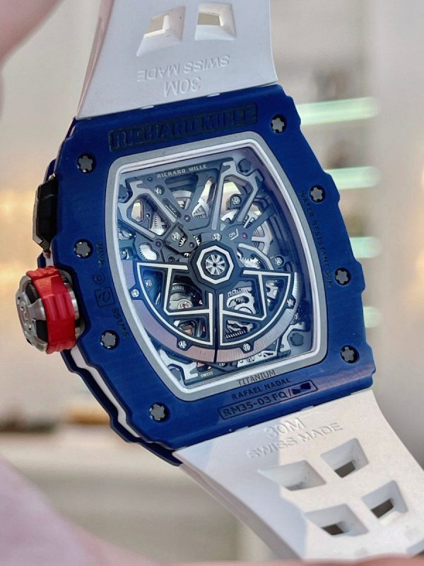 Richard Mille RM 35-03 Automatic Winding Rafael Nadal Blue New