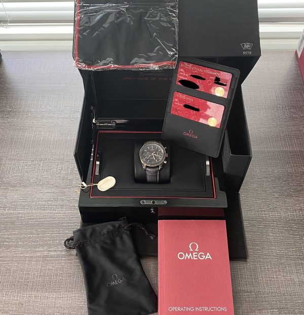 Omega Speedmaster Dark Side of The Moon Co-Axial Chronometer Chronograph 44.25mm 31163445199002 Watch