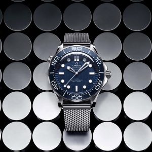 Omega 210.30.42.20.03.002 Seamaster Diver 300m Blue Dial James Bond 60th Anniversary