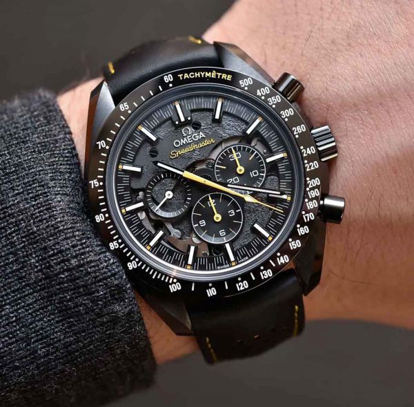 Omega 311.92.44.30.01.001 Speedmaster Moonwatch Chronograph Watch Apollo 8 Dark Side Of The Moon