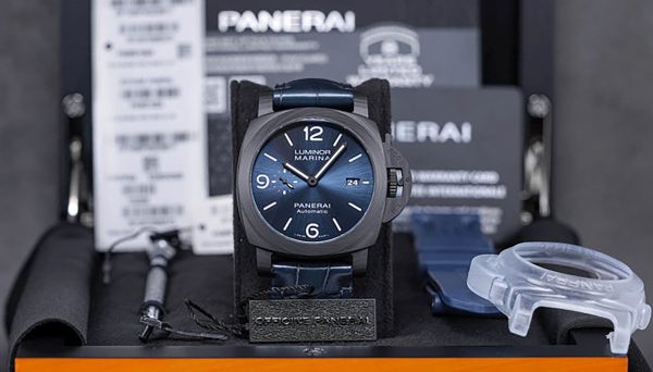 Panerai PAM01313 Luminor Marina Blue Dial 44mm Stainless Steel Watch