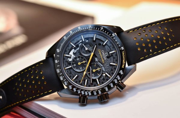 Omega 311.92.44.30.01.001 Speedmaster Moonwatch Chronograph Watch Apollo 8 Dark Side Of The Moon