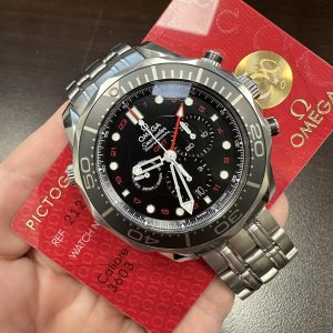 Omega 212.30.44.52.01.001 Seamaster Diver 300m Co-Axial GMT Chronograph Watch