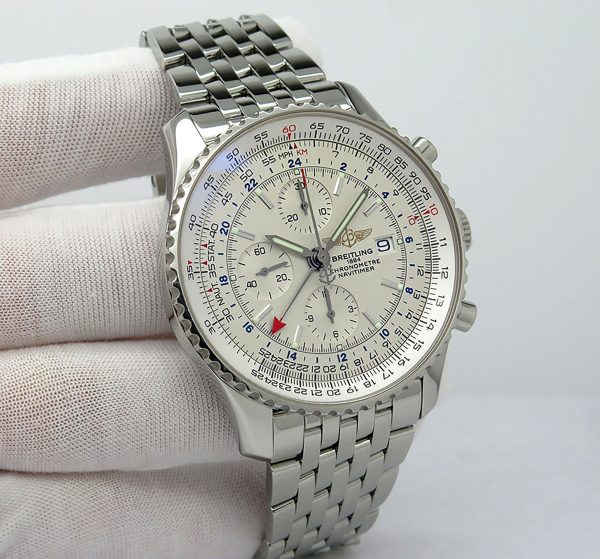 Breitling A2432212/G571 Navitimer World Stainless Steel Navitimer Bracelet