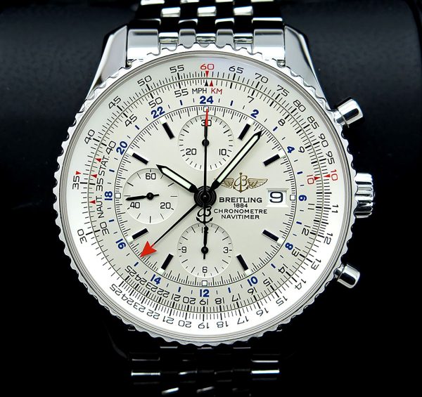 Breitling A2432212/G571 Navitimer World Stainless Steel Navitimer Bracelet