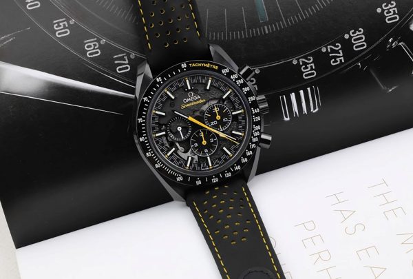 Omega 311.92.44.30.01.001 Speedmaster Moonwatch Chronograph Watch Apollo 8 Dark Side Of The Moon