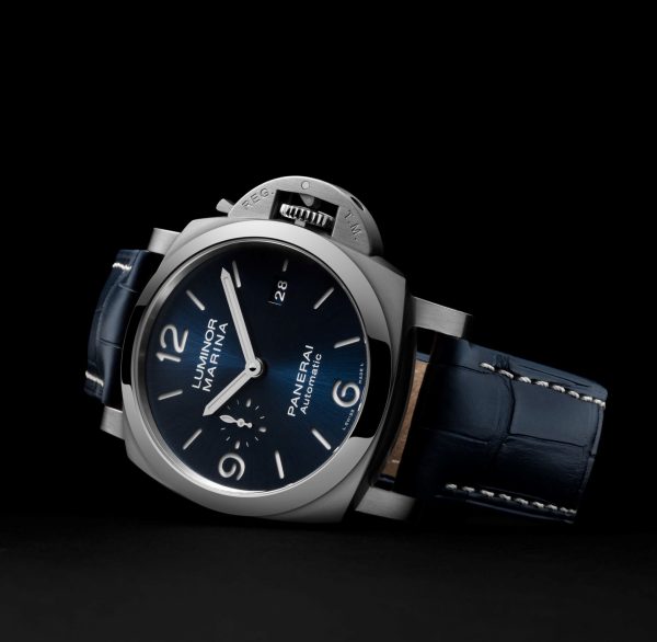 Panerai PAM01313 Luminor Marina Blue Dial 44mm Stainless Steel Watch