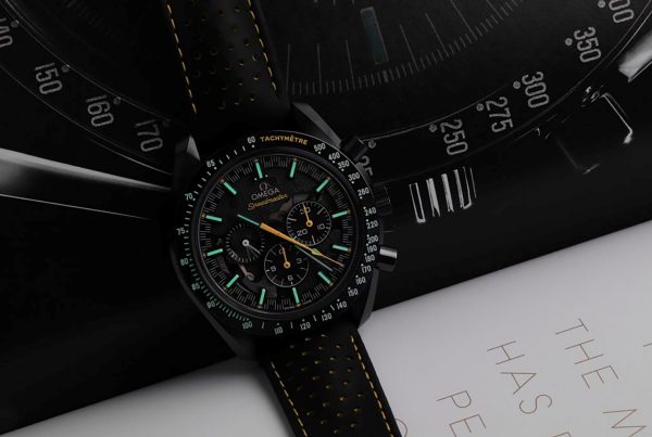 Omega 311.92.44.30.01.001 Speedmaster Moonwatch Chronograph Watch Apollo 8 Dark Side Of The Moon