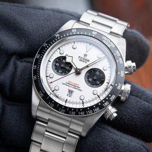 Tudor Black Bay Chrono Chronograph Panda Steel White Dial Ceramic Bezel 41 41mm