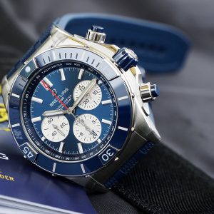 BREITLING Super Chronomat B01 Chronograph Automatic Chronometer Blue Dial Men’s Watch Item No. AB0136161C1S1