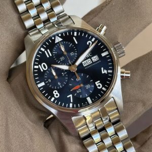 IWC Pilot Chronograph 41 Automatic Blue Dial Men’s Watch IW388102