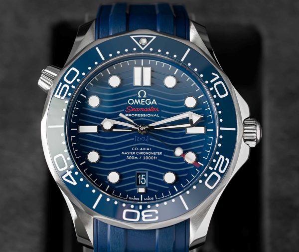 Omega Seamaster Diver 300 M NEW 2024 42mm Blue Rubber 210.32.42.20.03.01