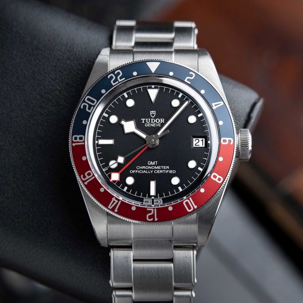 TUDOR Black Bay Automatic Black Dial Men’s GMT Pepsi Bezel Watch 79830RB-0001 Item No. M79830RB-0001