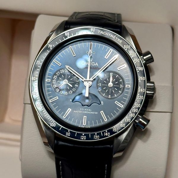 Omega Speedmaster NEW 2023 Speedmaster Moonphase Moonwatch BLUE DIAL