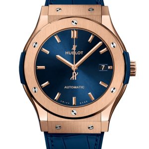 Hublot Classic Fusion Blue Rose King Gold Automatic Blue Sunburst Dial 42mm