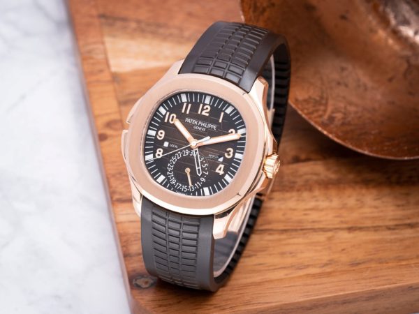 Patek Philippe Aquanaut Travel Time Rosegold Plated 5164R-001