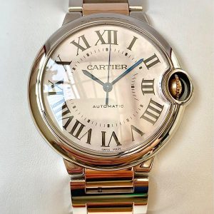 CARTIER Ballon Bleu de Gold and Steel Medium Watch Item No. W6920033