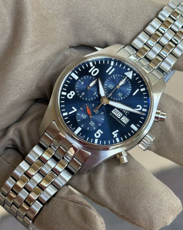 IWC Pilot Chronograph 41 Automatic Blue Dial Men’s Watch IW388102