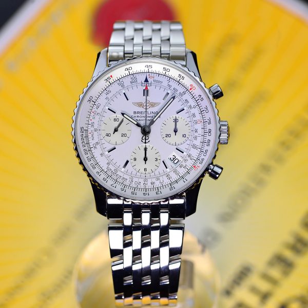 BREITLING Navitimer Chronograph Automatic Silver Dial Men’s Watch Item No. A2332212/G533.442A