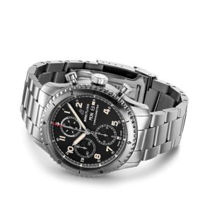 BREITLING A13316101B1A1 Aviator 8 Chronograph Stainless Steel, Black Dial