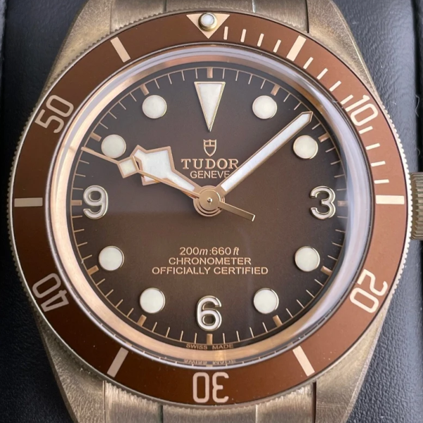 Tudor Black Bay Fifty Eight BB58 Bronze Bracelet Mens Watch Brown Dial 39 Swiss