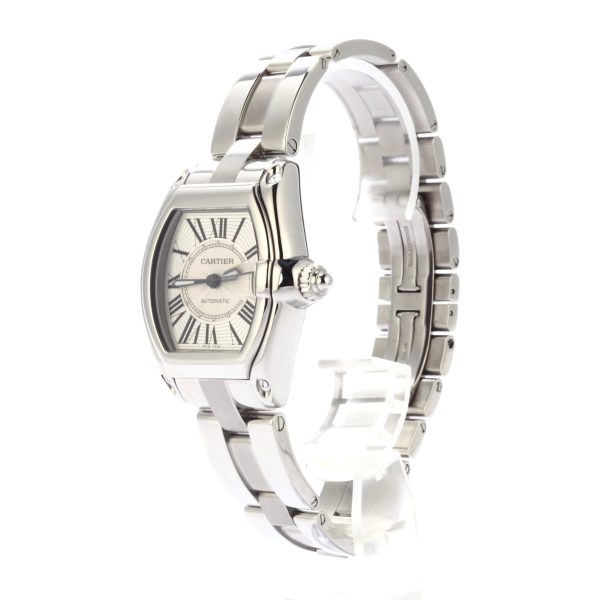 CARTIER Roadster Silver Opaline Dial Men’s Watch Item No. W6206017