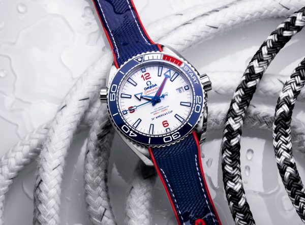 Omega Seamaster “America’s Cup” Automatic Chronometer White Dial Men’s Watch 215.32.43.21.04.001