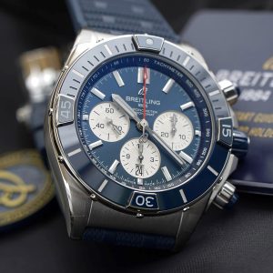 BREITLING Super Chronomat B01 Chronograph Automatic Chronometer Blue Dial Men’s Watch Item No. AB0136161C1S1