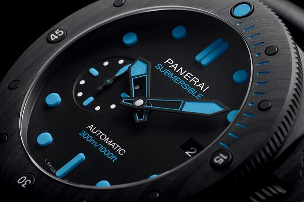 Panerai Submersible Carbotech PAM00960 42mm Black Dial Watch