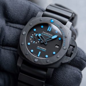 Panerai Submersible Carbotech PAM00960 42mm Black Dial Watch