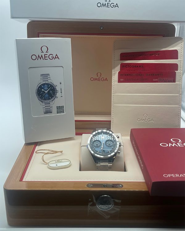 OMEGA Speedmaster 57 Chronograph Hand Wind Blue Dial Men’s Watch Item No. 332.10.41.51.03.001