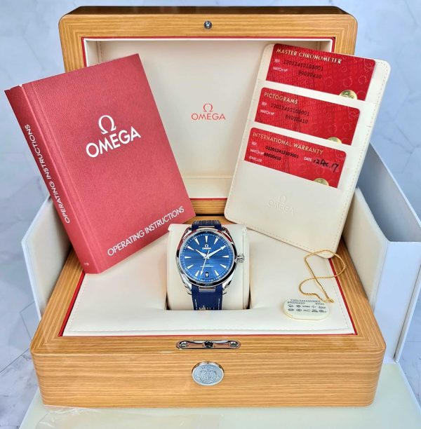 Omega Seamaster Aqua Terra Automatic Blue Dial Men’s Watch 220.12.41.21.03.001