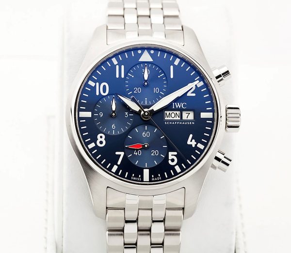 IWC Pilot Chronograph 41 Automatic Blue Dial Men’s Watch IW388102