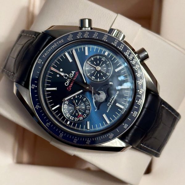 Omega Speedmaster NEW 2023 Speedmaster Moonphase Moonwatch BLUE DIAL