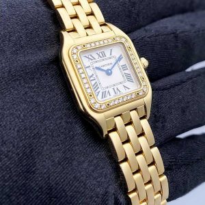 CARTIER Panthere De Quartz Diamond White Dial Ladies WatchItem No. WJPN0015