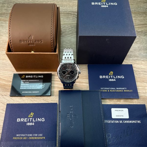 BREITLING PREMIER B01 CHRONOGRAPH 42 AB0118221B1A1