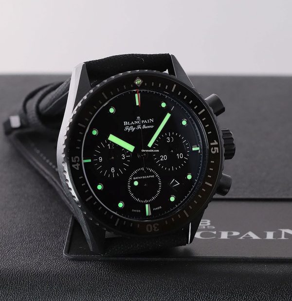 Blancpain 5200-0130-b52a Fifty Fathoms Bathyscaphe Flyback Chronograph 43mm Watch