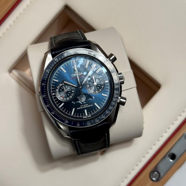 Omega Speedmaster NEW 2023 Speedmaster Moonphase Moonwatch BLUE DIAL