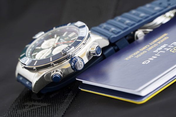 BREITLING Super Chronomat B01 Chronograph Automatic Chronometer Blue Dial Men’s Watch Item No. AB0136161C1S1