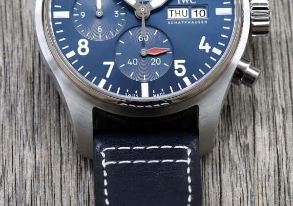 IWC Pilot Chronograph Automatic Blue Dial Men’s Watch IW388101