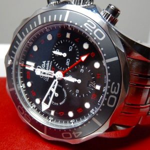 Omega Seamaster Diver 300m Co-Axial GMT Chronograph 44mm Mens Watch