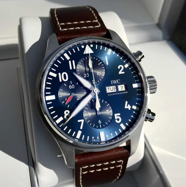 IWC IW377714 Pilot Midnight Automatic Chronograph Blue Dial Men’s Watch